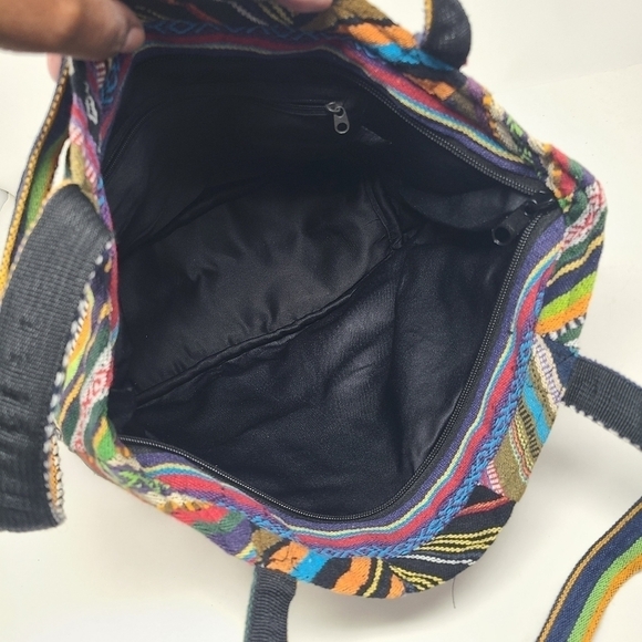 Unbranded | Multicolored Mixed Print Two Handle Fabric Tote Bag (One Size) - Picture 5 of 11